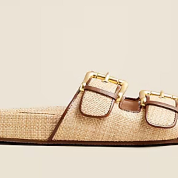 NWOT J Crew Marlow sandals in raffia - 10.5 - Picture 4 of 7
